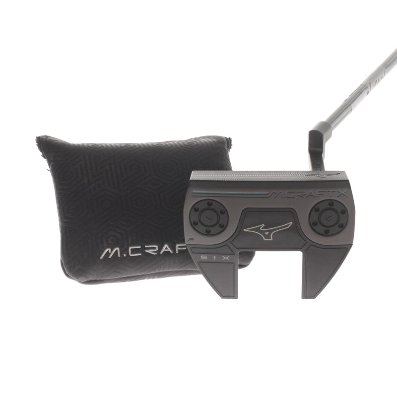Mizuno M.Craft X P SIX Mens Right Hand Putter 35" Mallet - Lamkin