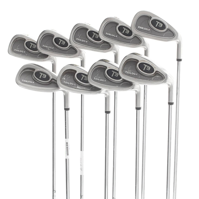 John Letters T3 Steel Mens Right Hand Irons 3-SW Regular - True Temper