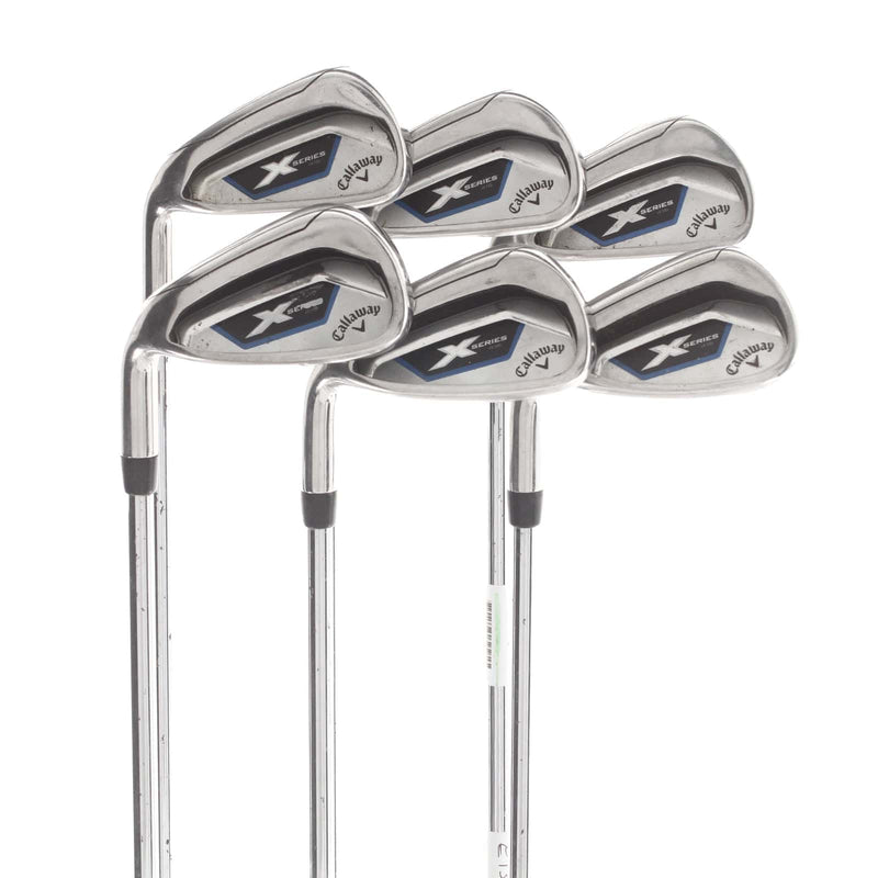 Callaway X-Series N416 Steel Mens Left Hand Irons 5-PW Uniflex - Callaway
