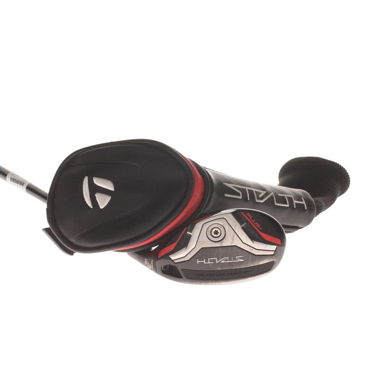 TaylorMade Stealth Plus Graphite Mens Right Hand 3 Hybrid 19.5* Stiff - HZRDUS Smoke RDX Red 80