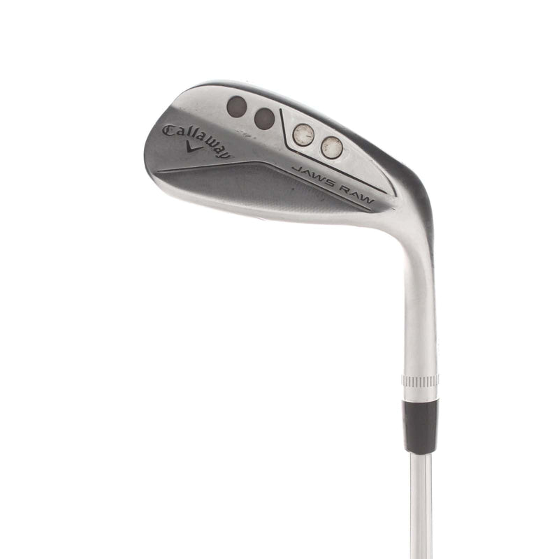 Callaway Jaws Raw Steel Mens Right Hand Lob Wedge 58* 10 Bounce S Grind Wedge - Dynamic Gold Spinner Tour Issue