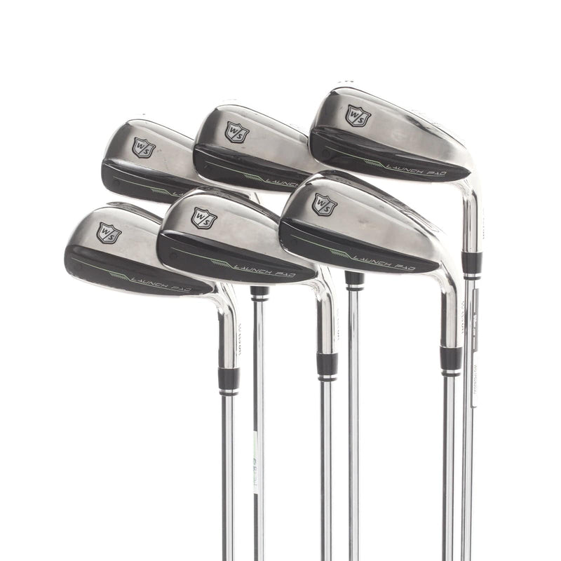 Wilson Launch Pad 2022 Steel Mens Right Hand Irons 5-PW Regular - KBS Ultralite