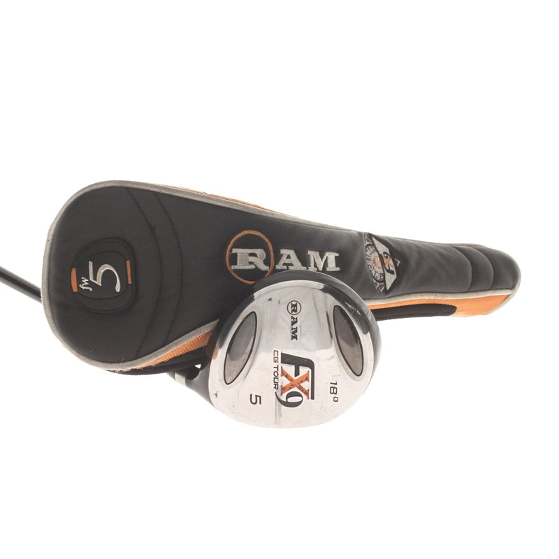 Ram FX9 CG Tour Graphite Mens Right Hand Fairway 5 Wood 18* Regular - Grafalloy ProLite Elite