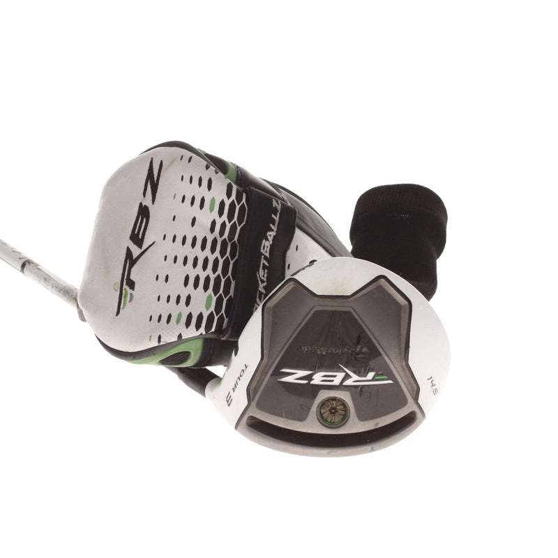 TaylorMade RBZ Tour Graphite Mens Right Hand Fairway 3 Wood 14.5* Stiff - Matrix Ozik XCON-7