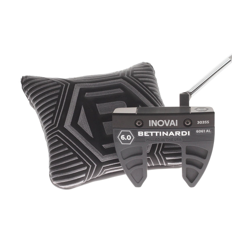 Bettinardi Inovai 6.0 Mens Right Hand Putter 35" Mallet - Lamkin Sink Fit Straight