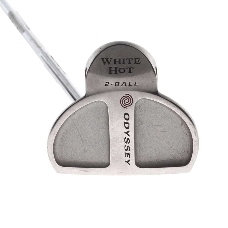 Odyssey White Hot 2-Ball CS Mens Right Hand Putter 35" Blade Odyssey White Hot - Lamkin Torsion Control