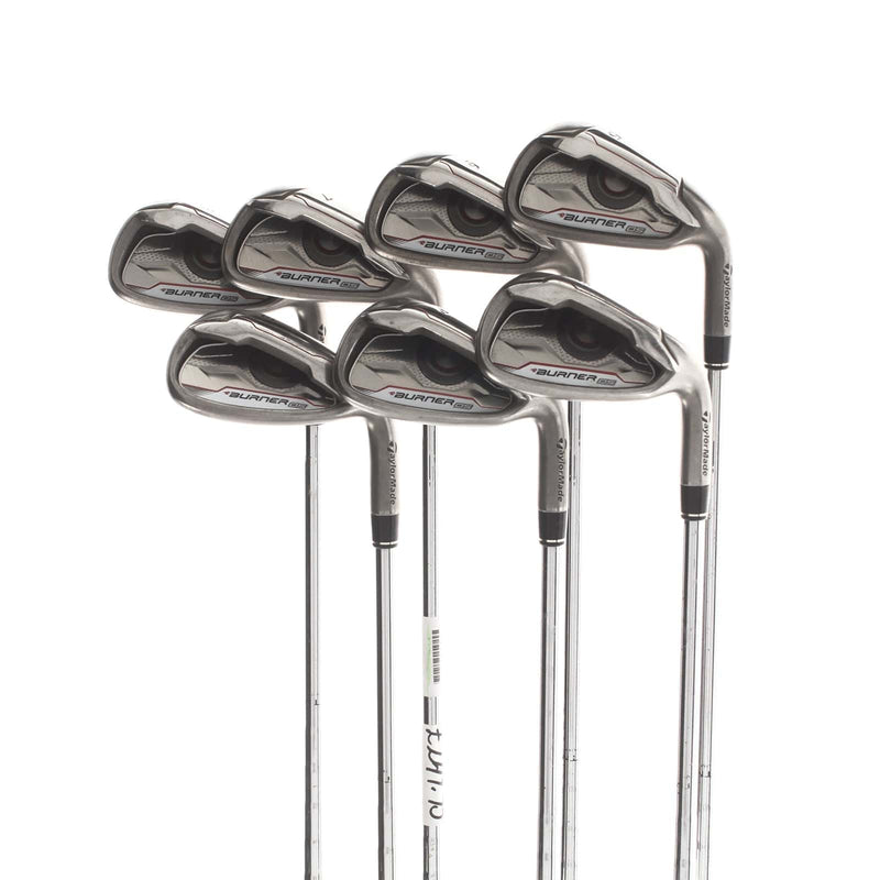 TaylorMade Burner OS Steel Mens Right Hand Irons 5-SW Stiff - TaylorMade Burner OS 85g