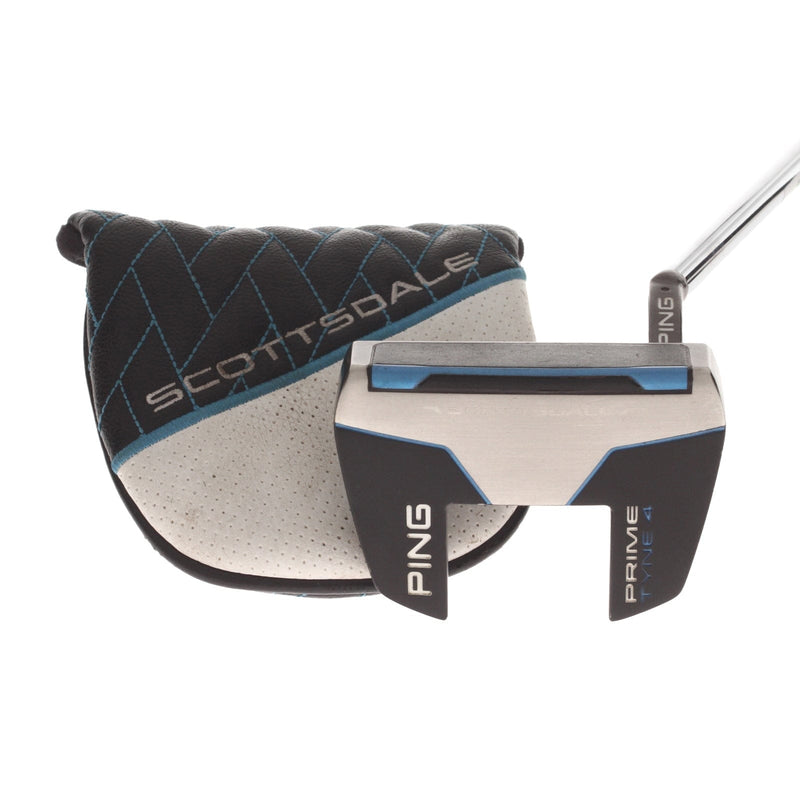 Ping Scottsdale Prime Tyne 4 Mens Right Hand Putter Black Dot 34.5" Mallet Ping - Super Stroke 2.0 PT