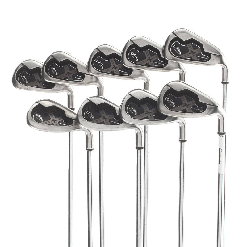 Callaway X-18 Pro Series Steel Mens Right Hand Irons 3-SW Regular - Dynamic Gold R300