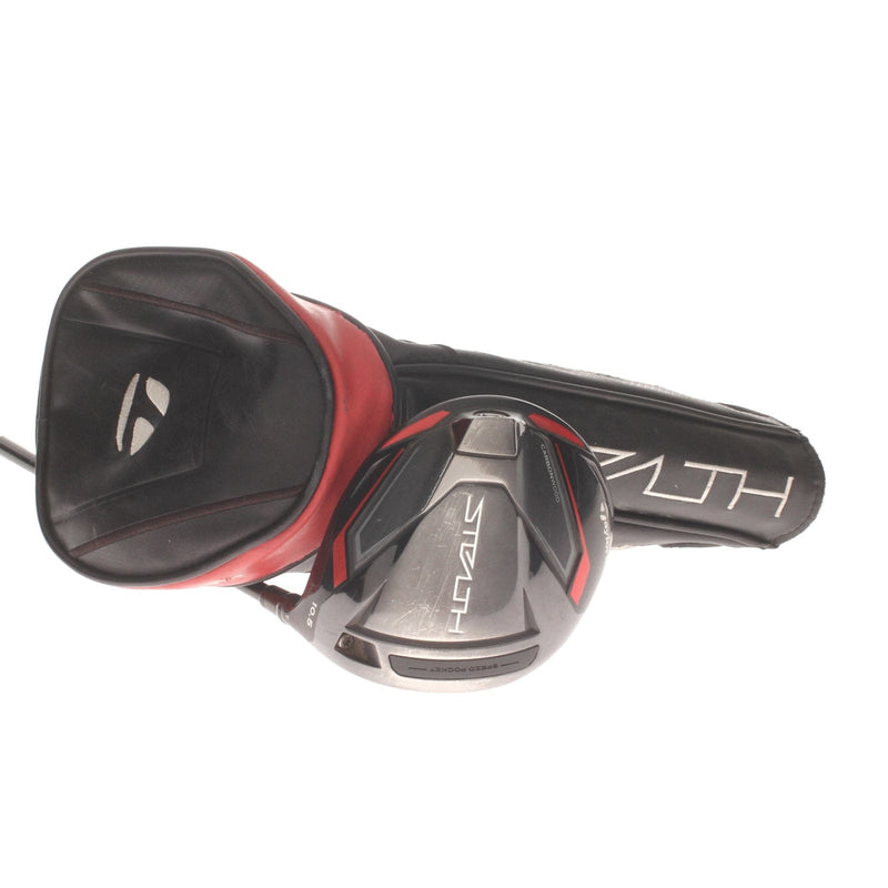 TaylorMade Stealth Steel Mens Right Hand Driver 10.5* Extra Stiff - HZRDUS RDX Smoke Black 6.5 60g