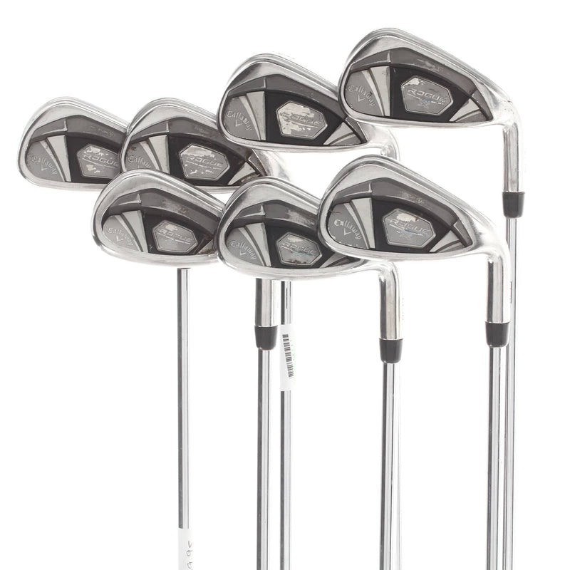 Callaway Rogue X Steel Mens Right Hand Irons 5-AW Regular - KBS Max 90