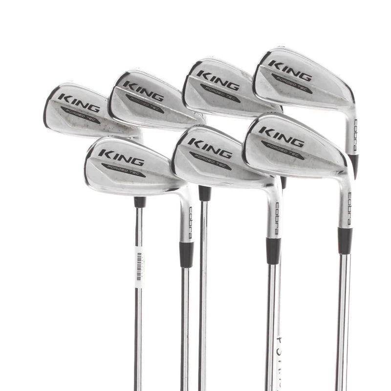 Cobra King Forged Tec 2020 Steel Mens Right Hand Irons 4-PW Stiff - KBS $-Taper Lite