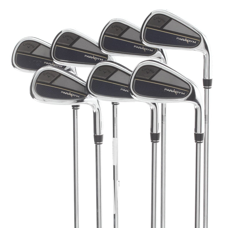 Callaway Paradym Steel Mens Right Hand Irons 5-AW Regular - True Temper Elevate MPH 85