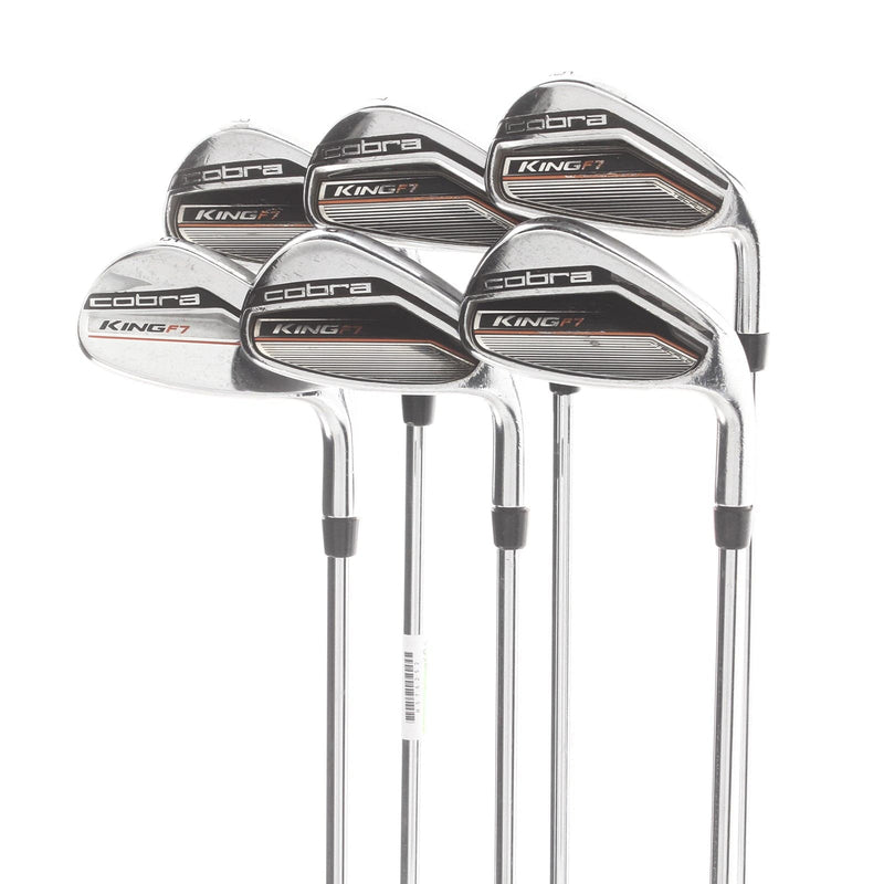 Cobra King F7 Steel Mens Right Hand Irons 6-GW Stiff -