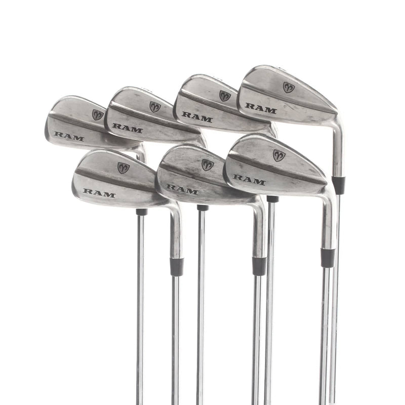 RAM FX77 Steel Mens Right Hand Irons 4-PW Stiff - KBS Tour 125