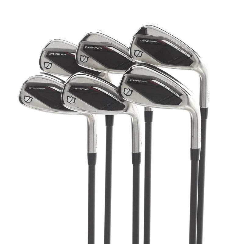 Wilson Dynapwr Max Graphite Mens Right Hand Irons 6-GW Senior - KBS Max Graphite Iron 55