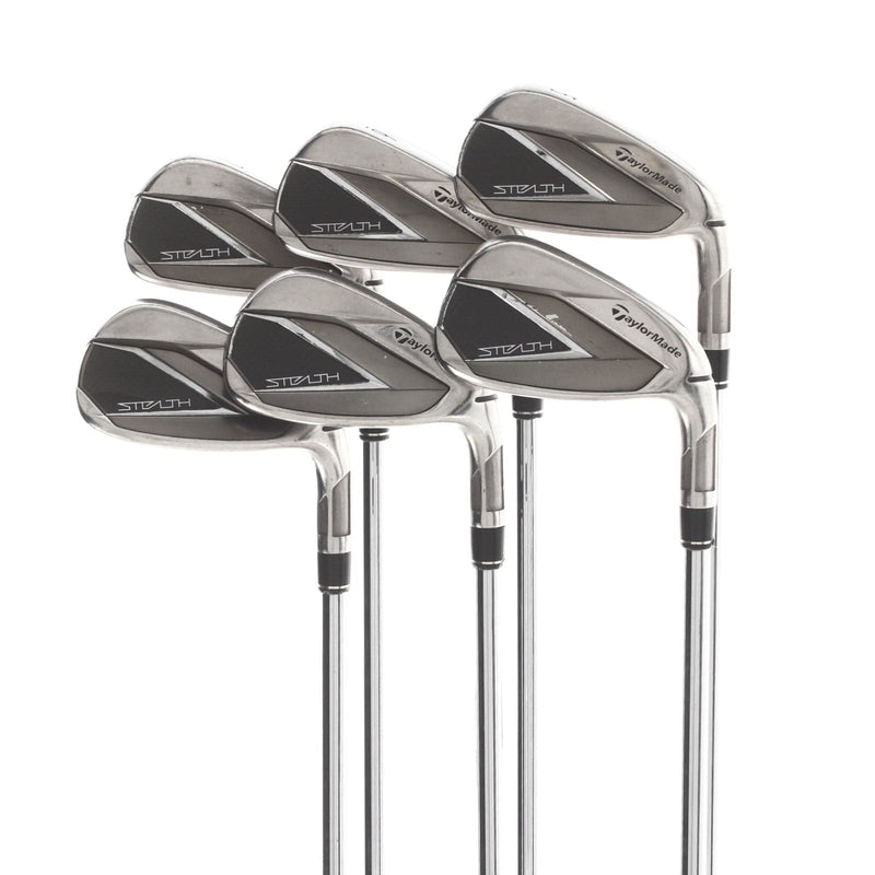 TaylorMade Stealth Steel Mens Right Hand Irons 5-PW Regular - Dynamic Gold