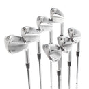 Ping i530 Steel Mens Right Hand Irons 5-UW White Dot 3* Upright Stiff - Dynamic Gold Mid 115