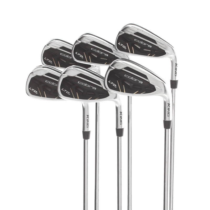 Cobra LTDx Steel Mens Right Hand Irons 5-PW Stiff - KBS Tour 90