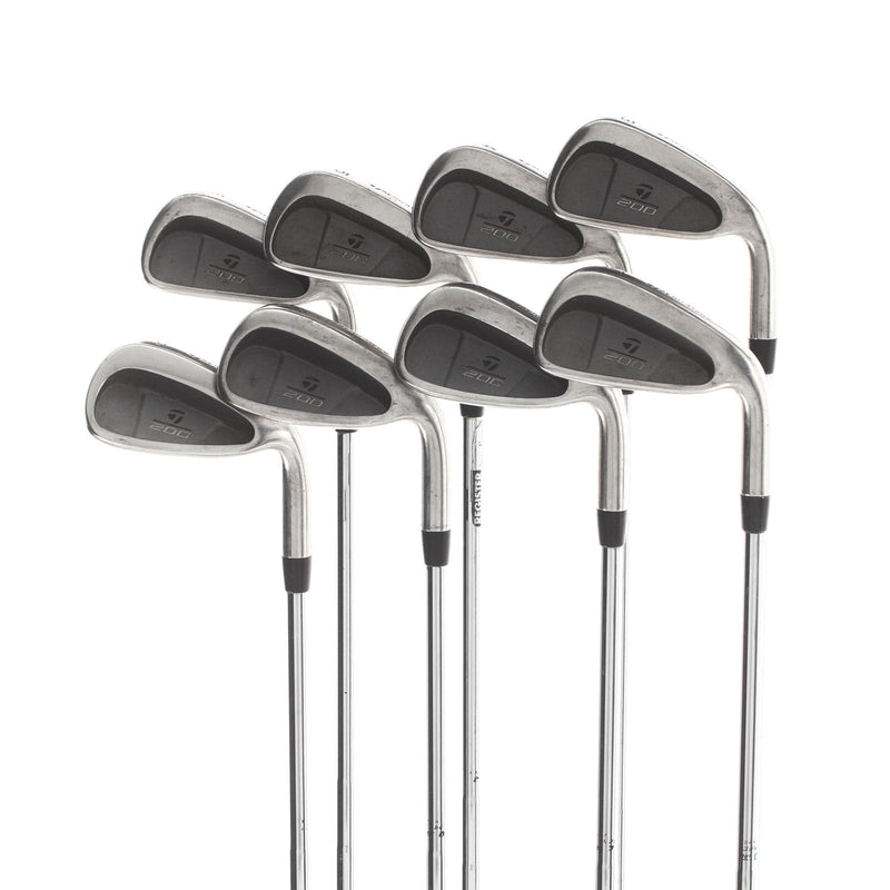 TaylorMade 200 Steel Mens Right Hand Irons 3-PW Stiff - TaylorMade S-90