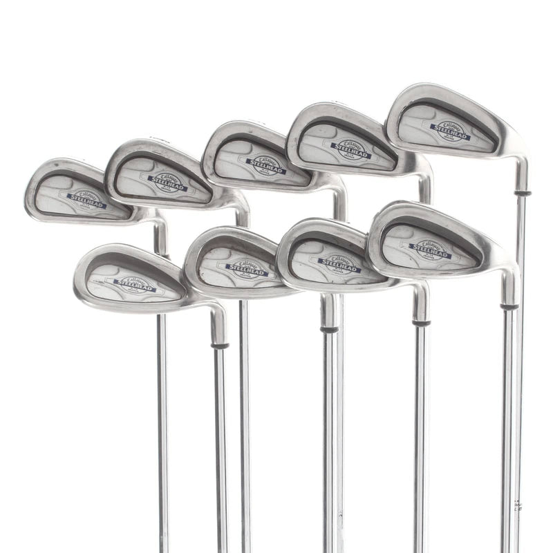 Callaway Steelhead X-14 Steel Mens Right Hand Irons 3-SW Regular - True Temper