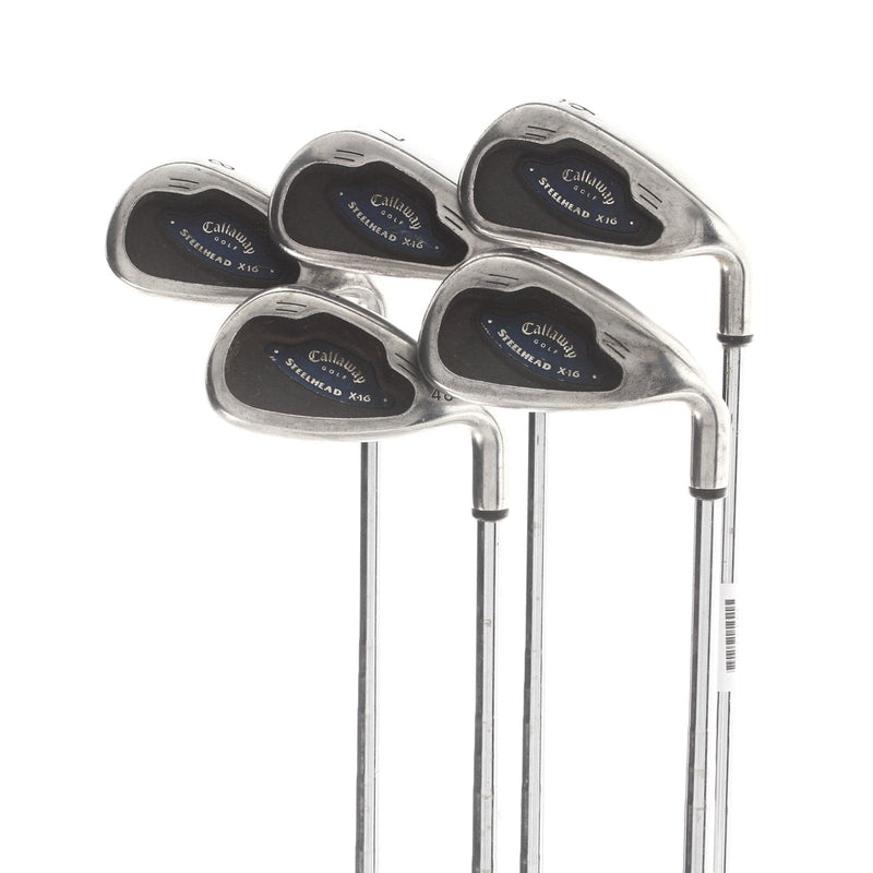 Callaway Steelhead X-16 Steel Mens Right Hand Irons 6-PW Uniflex - Callaway