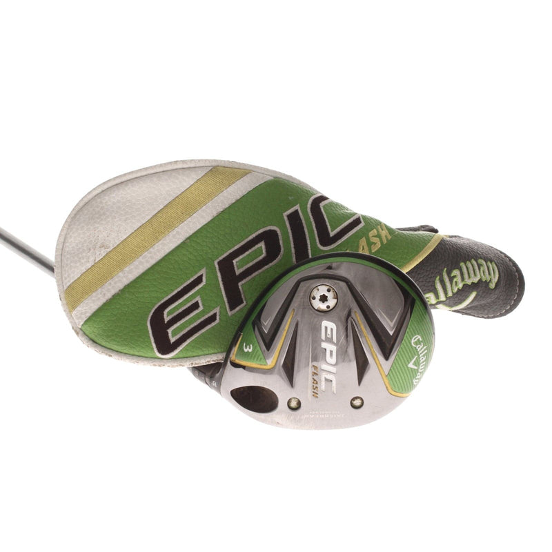 Callaway Epic Flash Graphite Mens Right Hand Fairway 3 Wood 15* Regular - Evenflow 5.5 55g