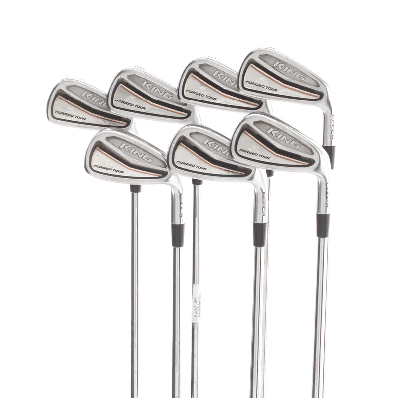 Cobra King Forged Tour Steel Mens Right Hand Irons 4-PW Stiff - KBS Tour FLT 120