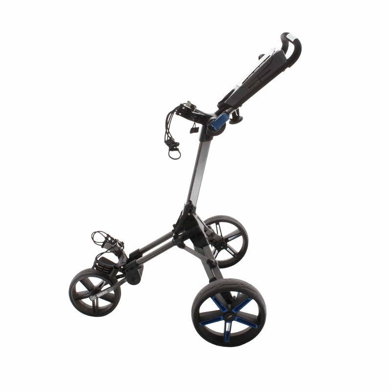Powakaddy Micra 3-Wheel Push/Pull Trolley - Black/Blue/Grey