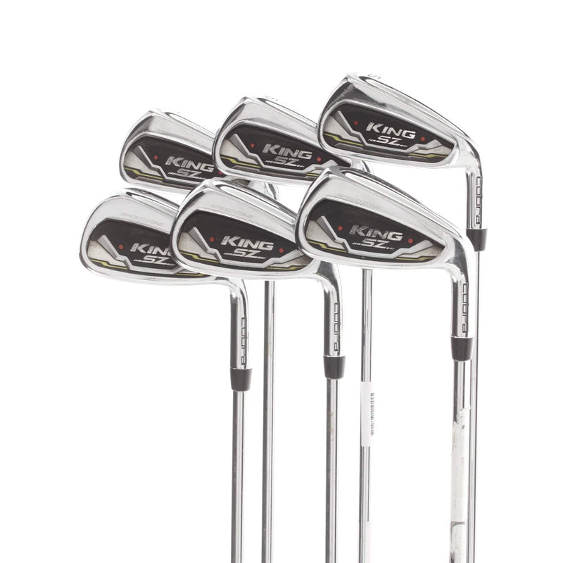Cobra King Speedzone Steel Mens Right Hand Irons 5-PW Regular - KBS Tour 90