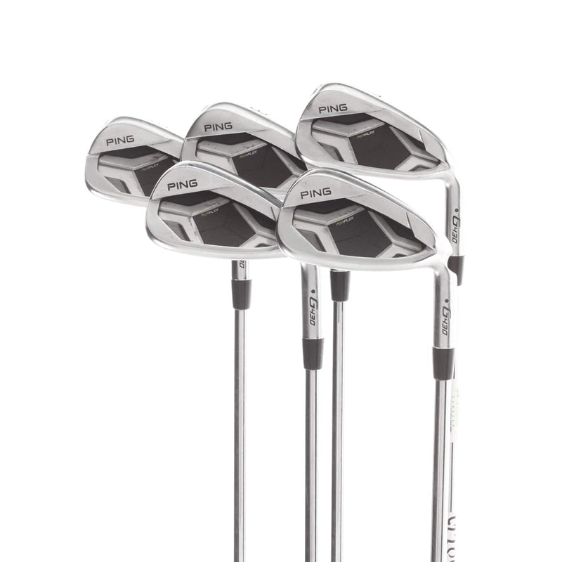 Ping G430 Steel Mens Right Hand Irons 7-GW Black Dot Regular - Ping AWT 2.0