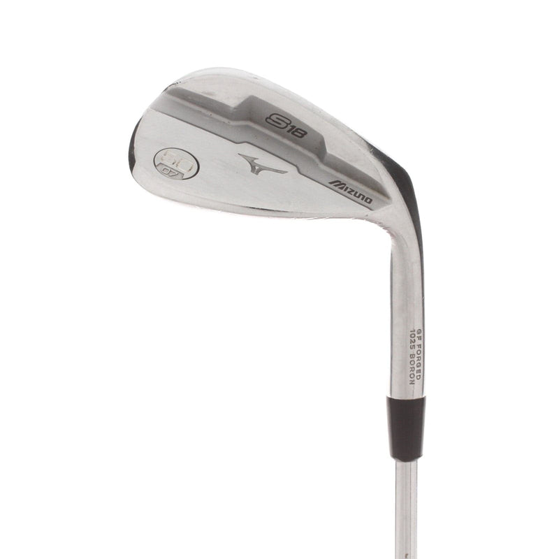 Mizuno S18 Steel Mens Right Hand Gap Wedge 50* 7 Bounce Wedge - Dynamic Gold