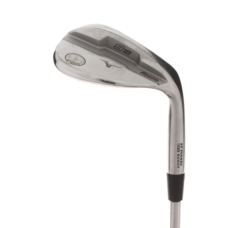 Mizuno S18 Steel Mens Right Hand Lob Wedge 60* 10 Bounce Wedge - Dynamic Gold