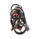 Caddy Tek Caddy Tek 3-Wheel Push/Pull Trolley - Black