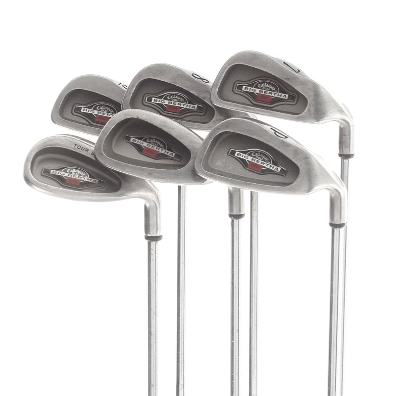 Callaway Big Bertha 1997 Steel Mens Right Hand Irons 7-LW Regular - True Temper Memphis