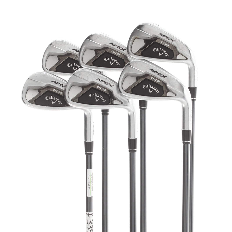 Callaway Apex DCB Graphite Mens Right Hand Irons 5-PW Regular - UST Mamiya Recoil Dart F3 65