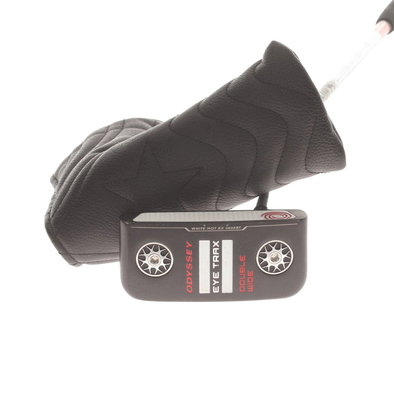 Odyssey Eye Track Double Wide Mens Right Hand Putter 29" Mid-Mallet - Golf Pride Pro Only Blue