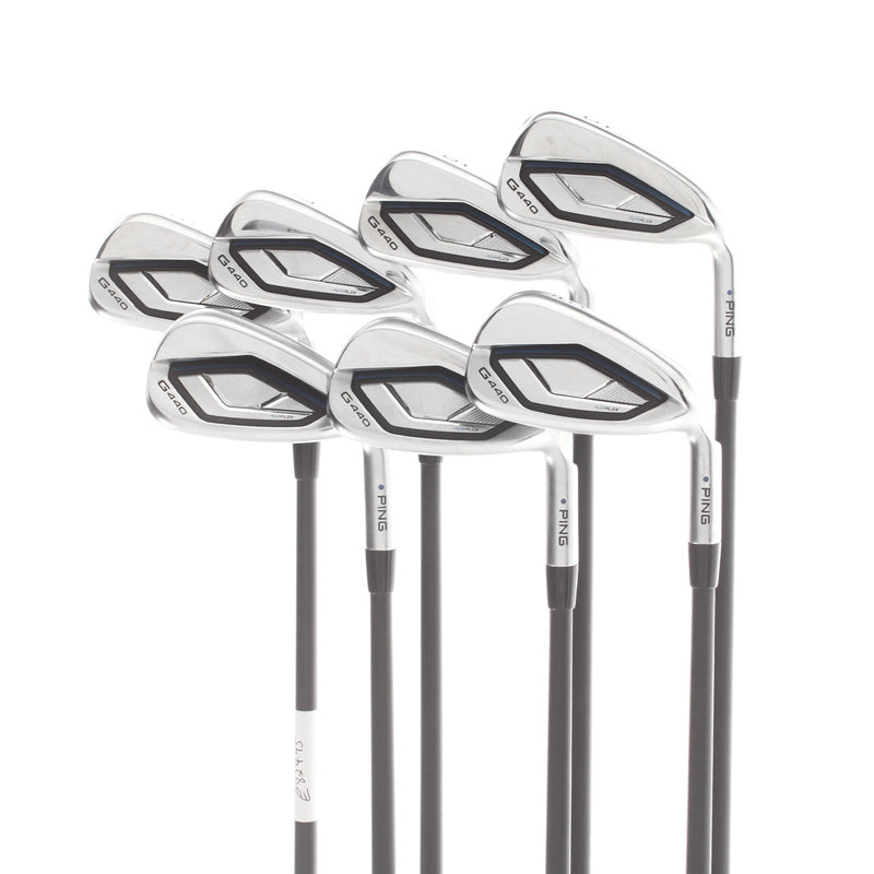 Ping G440 Graphite Mens Right Hand Irons 5-UW Blue Dot 1* Upright Regular - Alta CB AWT