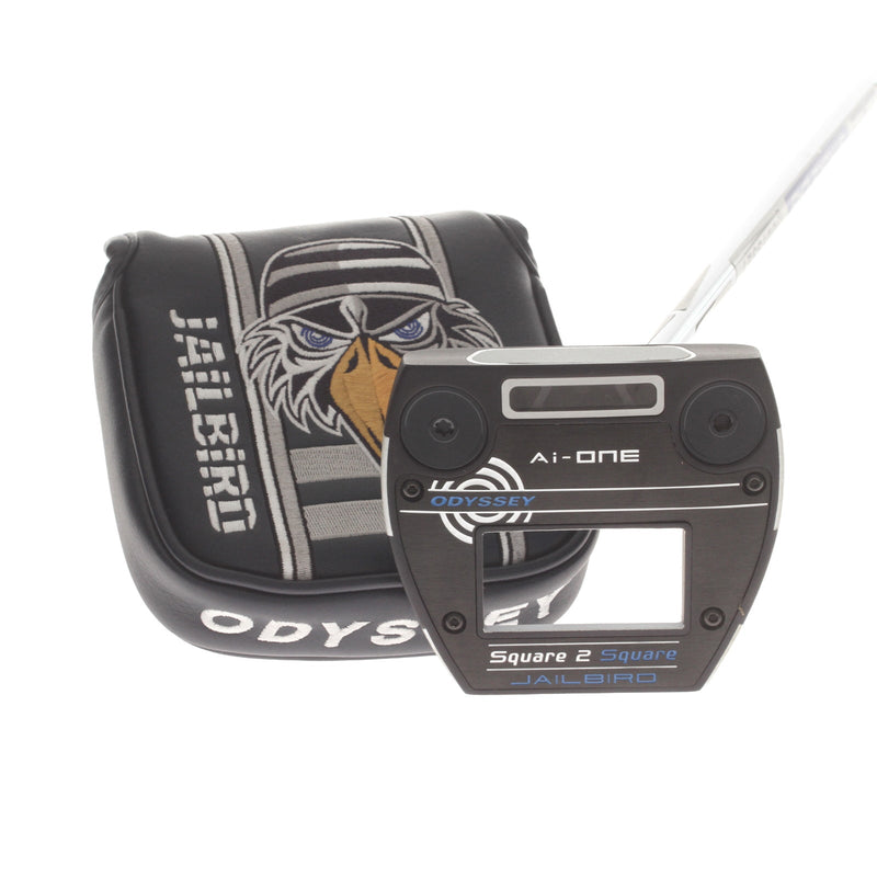 Odyssey Ai-One Square 2 Square Jailbird Mens Right Hand Putter 33.5" Mallet - Odyssey