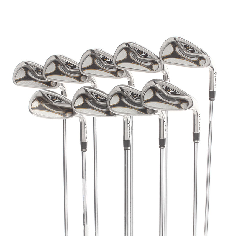 TaylorMade R7 Steel Mens Right Hand Irons 3-SW Regular - TaylorMade T-Step 90
