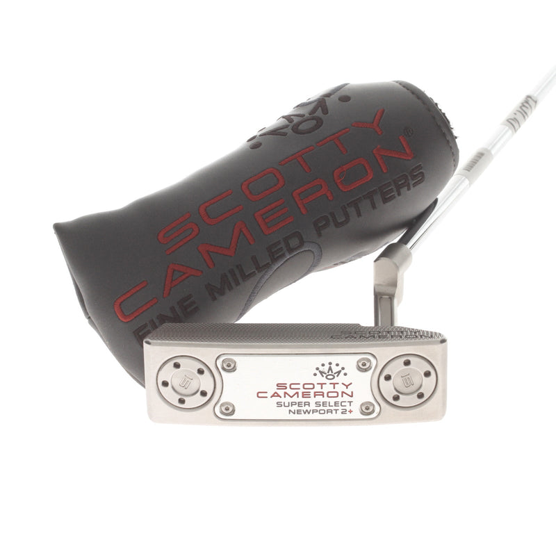 Scotty Cameron Super Select Newport 2+ Mens Right Hand Putter 34" Blade - Scotty Cameron Design