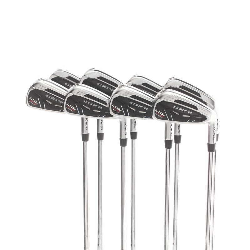 Cobra King LTDx One Length Steel Mens Right Hand Irons 5-GW Stiff - KBS Tour 90