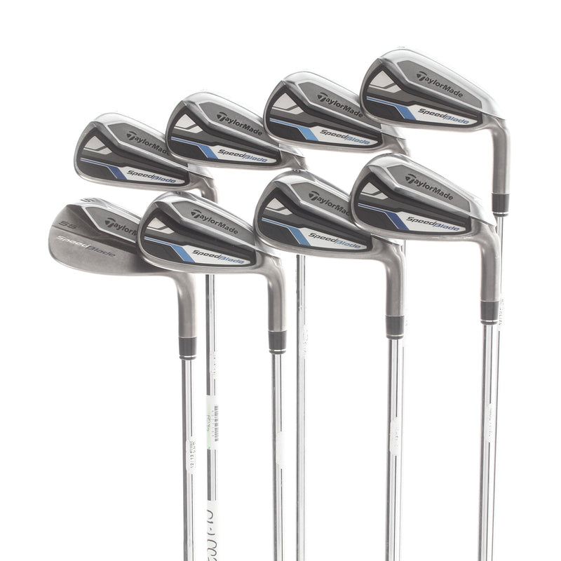 TaylorMade Speedblade Steel Mens Right Hand Irons 4-SW Regular - TaylorMade Speedblade 85g