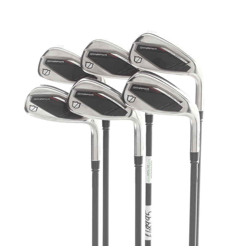Wilson Dynapwr Max 2025 Graphite Mens Right Hand Irons 6-SW Lite - KBS Max Graphite Iron 45
