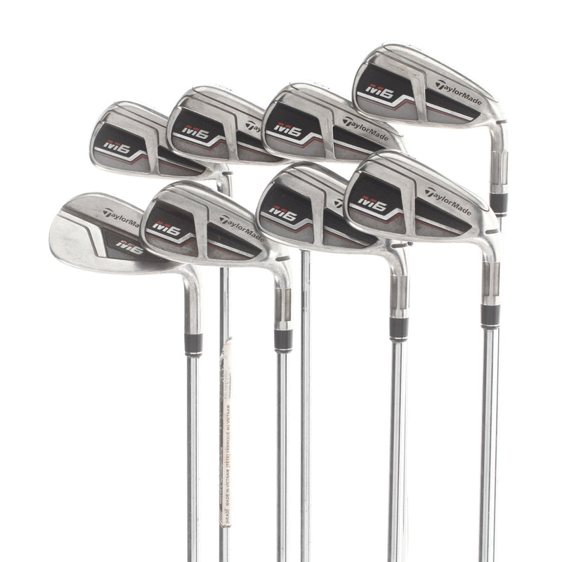 TaylorMade M6 Steel Mens Right Hand Irons 4-SW Regular - KBS Max 85