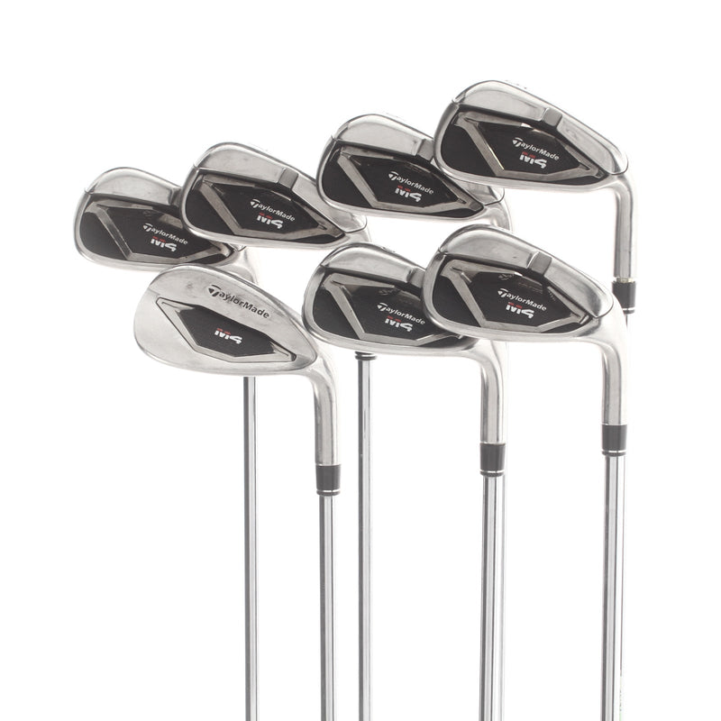 TaylorMade M4 Steel Mens Right Hand Irons 5-SW Regular - KBS Max 85