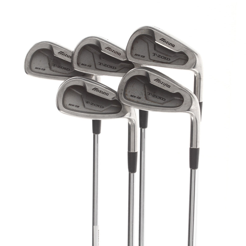 Mizuno MX-15 T-Zoid Steel Mens Right Hand Irons 6-PW Stiff - True Temper