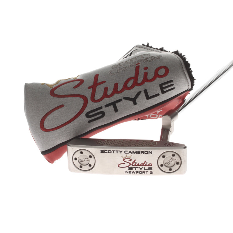 Scotty Cameron Studio Style Newport 2 Mens Right Hand Putter 36" Blade - Golf Pride Reverse Taper