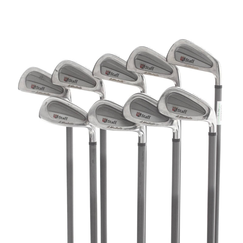 Wilson Fat Shaft R.Mendralla Graphite Mens Right Hand Irons 3-SW Regular - Wilson Fat Shaft