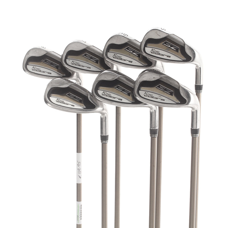 Cobra King SZ Graphite Mens Right Hand Irons 5-SW Senior - Aldila DVS-HL 65